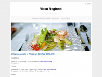 riesa-regional.de Webseite Vorschau