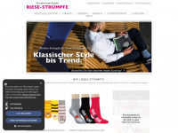 riese-struempfe.de Webseite Vorschau