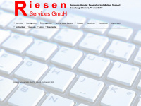 riesenservices.ch Webseite Vorschau