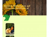 riesensonnenblume.at Webseite Vorschau