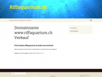 riffaquarium.ch Webseite Vorschau
