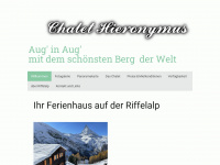 riffelalp.ch Webseite Vorschau