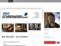 rihs-schreinerei.ch Webseite Vorschau