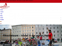 rikschatours.at Webseite Vorschau