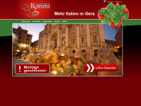 riminipizza.de Webseite Vorschau