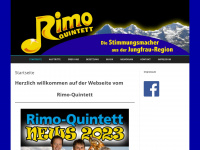 rimo-quintett.ch Webseite Vorschau
