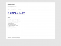 rimpel-edv.de Webseite Vorschau