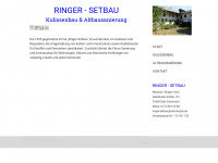 ringer-setbau.de Webseite Vorschau