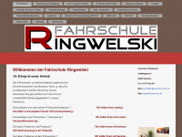 ringwelskifahrschule.de Webseite Vorschau