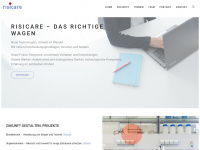 risicare.ch Webseite Vorschau