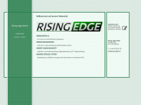 rising-edge.ch Webseite Vorschau