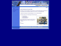 risse-werkzeugtechnik.de Webseite Vorschau