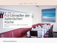 ristorante-dellabona.de Webseite Vorschau
