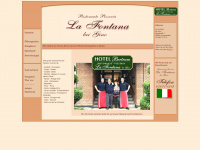 ristorante-la-fontana.de Webseite Vorschau