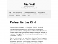 rita-woll.de Webseite Vorschau