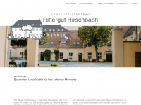 rittergut-hirschbach.de Webseite Vorschau