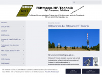 rittmann-hf-technik.de Webseite Vorschau