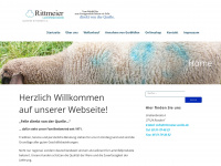 rittmeier-wolle.de Webseite Vorschau