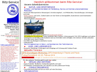 ritz-service.de Webseite Vorschau