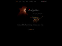 riva-guitars.de Webseite Vorschau