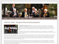 riverstreet-jazzband.ch Webseite Vorschau