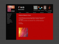 riwa-farbwelten.de Webseite Vorschau
