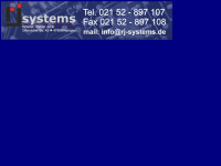 rj-systems.de Webseite Vorschau