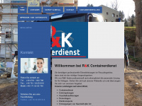 rk-containerdienst.de Webseite Vorschau