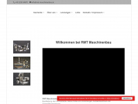 rmt-maschinenbau.at Webseite Vorschau
