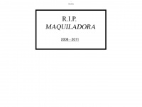 maquiladora.de Webseite Vorschau