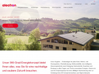 alectron.ch Webseite Vorschau
