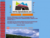 alpenbahnen.net Webseite Vorschau