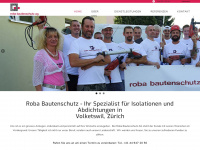 roba-bautenschutz.ch Webseite Vorschau