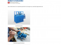 robert-schneider.ch Webseite Vorschau