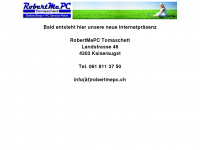 robertmepc.ch Webseite Vorschau