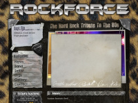 rock-force.de Webseite Vorschau