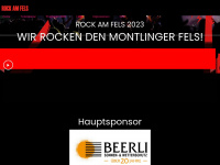 rockamfels.ch Webseite Vorschau