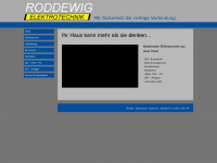 roddewig-elektro.de Webseite Vorschau