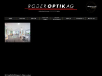 roderoptik.ch Webseite Vorschau