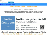 rodo-computer.ch Webseite Vorschau