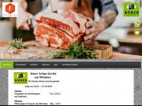 roeber-gourmetmarkt.de Webseite Vorschau