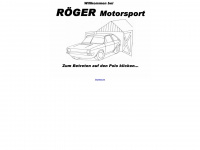 roeger-motorsport.de Webseite Vorschau