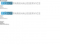 roehr-parkhausservice.de Webseite Vorschau