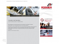 roemer-automation.de Webseite Vorschau