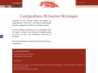 roemerhof-kitzingen.de Webseite Vorschau