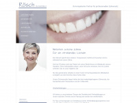roesch-dental.de Webseite Vorschau