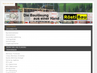 roestibau.ch Webseite Vorschau