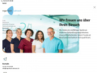 rogerhoch-zahnarzt.ch Webseite Vorschau