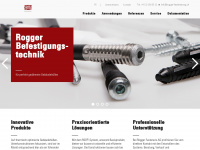 rogger-fastenersag.ch Webseite Vorschau