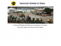 rohde-waldeck.de Webseite Vorschau